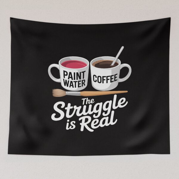 Item preview, The Struggle Is Real Artist Paint Mug designed and sold by margaridroso.