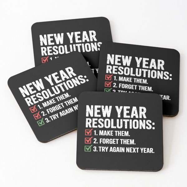 Item preview, New Year Resolutions Checklist designed and sold by jkrphoto.