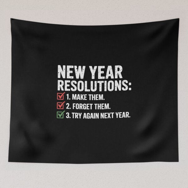 Item preview, New Year Resolutions Checklist designed and sold by jkrphoto.
