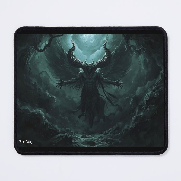 Item preview, Ἔρεβος — Erebus Primordial God of Darkness | Greek Mythology Art designed and sold by GreennieArt.