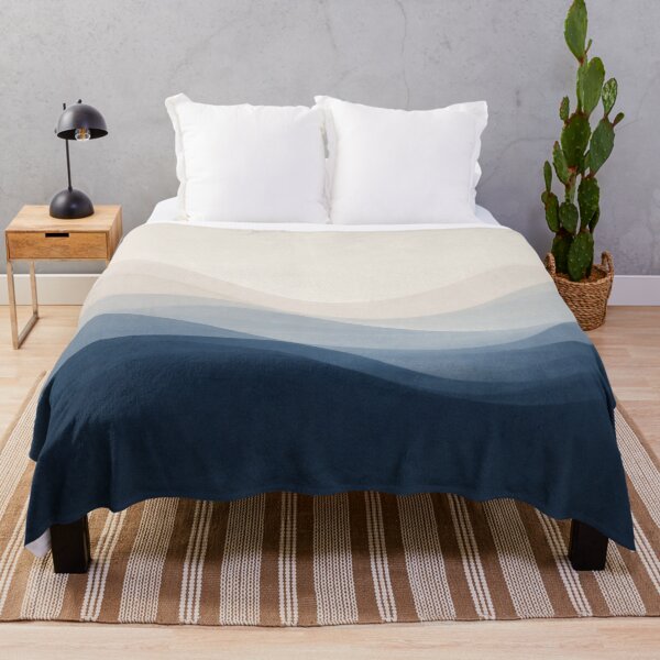 Item preview, Flow of Energy XII – Serene Wave Balance (Minimalist Abstract Art) designed and sold by InspireVibeArt.