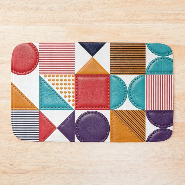 Item preview, Fancy Leather with Vintage Geometric Pattern designed and sold by Ciervo Primavera.