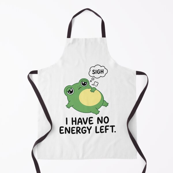 Item preview, No Energy Left - Cute Lazy Frog designed and sold by Mason-Pride.