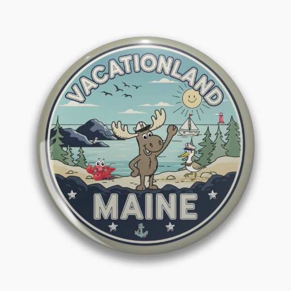 Item preview, Maine Vacationland  designed and sold by Rhythm Thru Art .