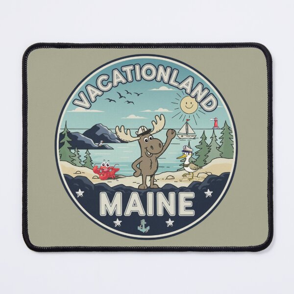 Item preview, Maine Vacationland  designed and sold by Rhythm Thru Art .