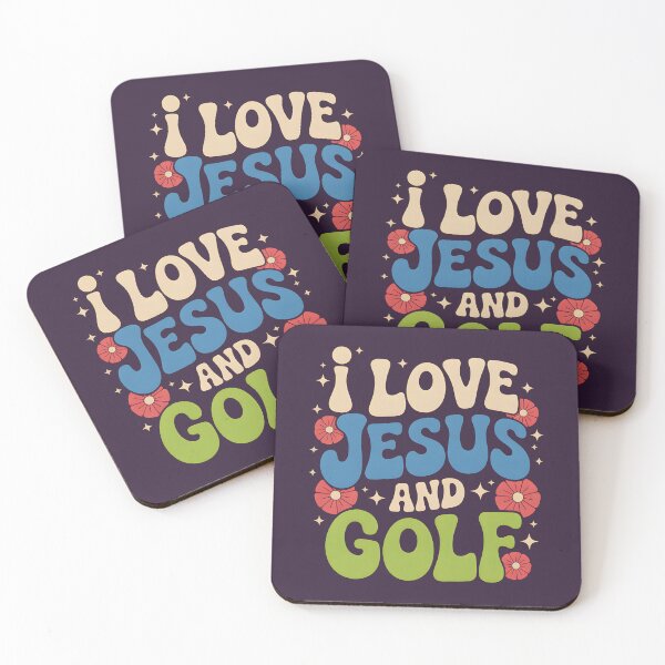 Item preview, I love Jesus and golf designed and sold by MKV Design.