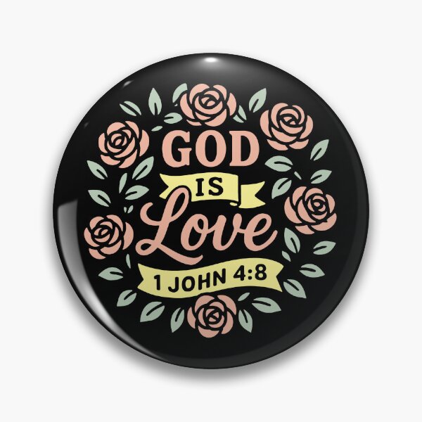 Item preview, 1 John 4:8 God is Love designed and sold by plushism.
