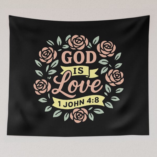 Item preview, 1 John 4:8 God is Love designed and sold by plushism.