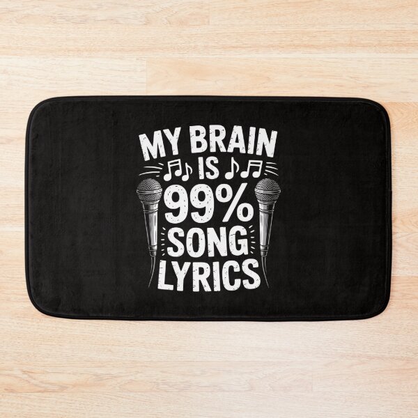 Item preview, My Brain Is 99% Song Lyrics Musican Song Writer Composer designed and sold by margaridroso.