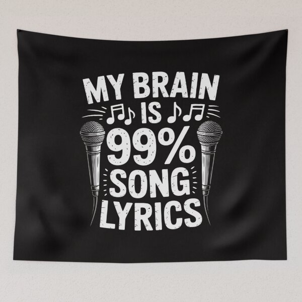 Item preview, My Brain Is 99% Song Lyrics Musican Song Writer Composer designed and sold by margaridroso.