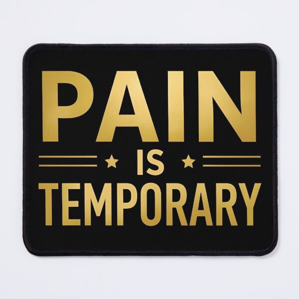 Item preview, PAIN IS TEMPORARY designed and sold by NatureNinja.