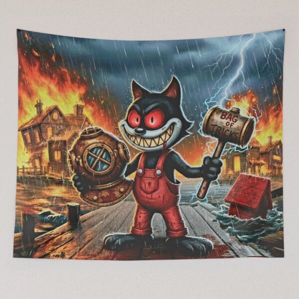 Item preview, The Deep-Sea Trickster: The Crazy Cat's Bag of Chaos designed and sold by Art's Diner.