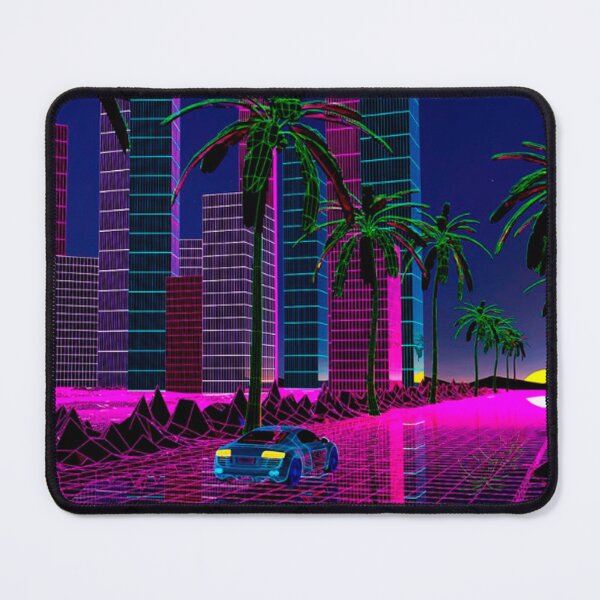 Item preview, Miami Synthwave Delorean street designed and sold by DogLord.