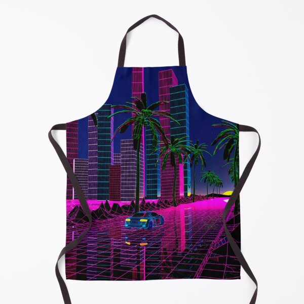 Item preview, Miami Synthwave Delorean street designed and sold by DogLord.