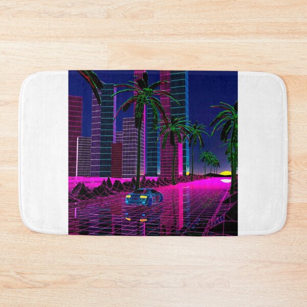 Item preview, Miami Synthwave Delorean street designed and sold by DogLord.