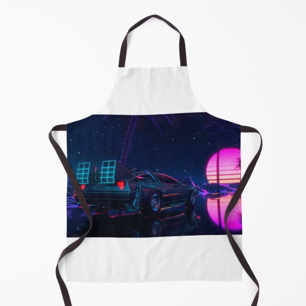 Item preview, Miami Synthwave Delorean road designed and sold by DogLord.