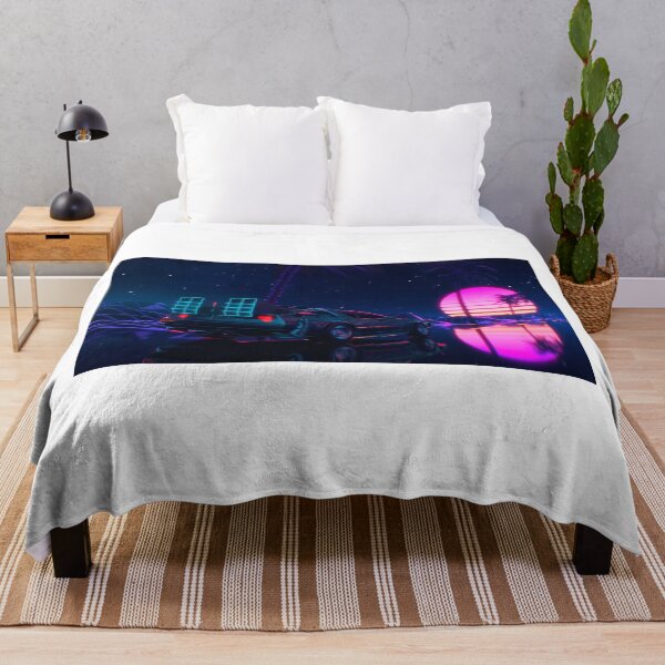 Item preview, Miami Synthwave Delorean road designed and sold by DogLord.