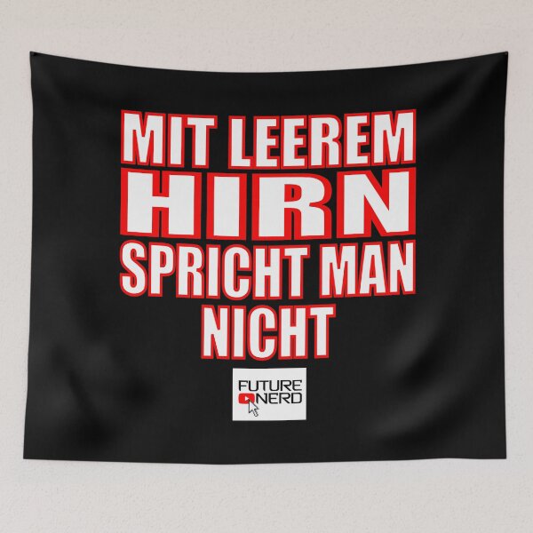 Item preview, YOU CAN'T SPEAK WITH AN EMPTY BRAIN! designed and sold by Future Nerd.