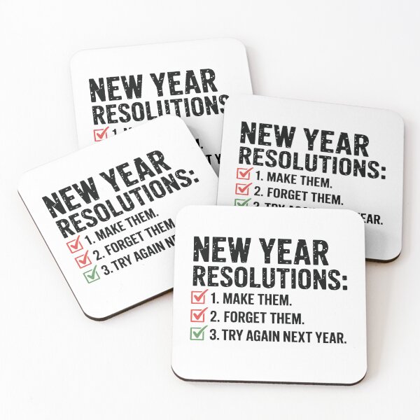 Item preview, New Year Resolutions Checklist designed and sold by jkrphoto.