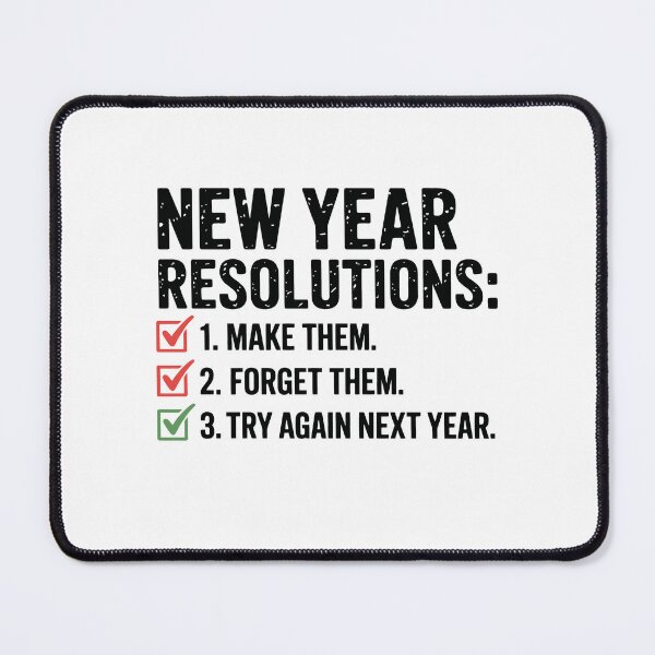 Item preview, New Year Resolutions Checklist designed and sold by jkrphoto.