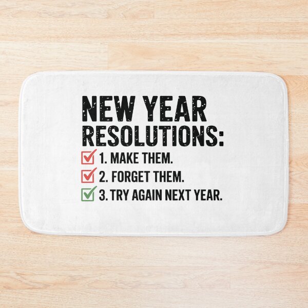 Item preview, New Year Resolutions Checklist designed and sold by jkrphoto.