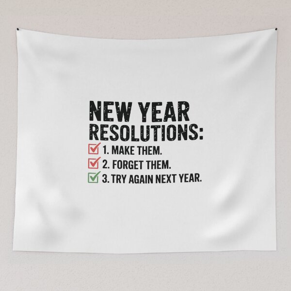 Item preview, New Year Resolutions Checklist designed and sold by jkrphoto.