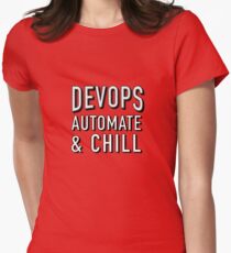 DevOps Automate and Chill Women's Fitted T-Shirt