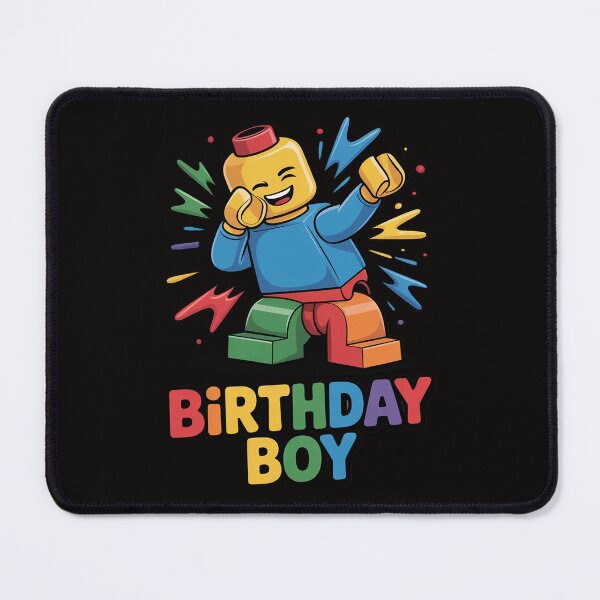 Item preview, Birthday Boy Dabbing Master Builder Blocks Bricks B Day designed and sold by czechascheledu.