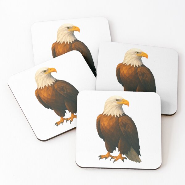 Item preview, Geometric Eagle Low Poly Eagle Illustration designed and sold by Koiosart.