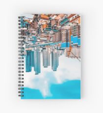 upside down skyscrapers Spiral Notebook
