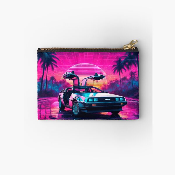 Item preview, Miami Synthwave Delorean open doors designed and sold by DogLord.