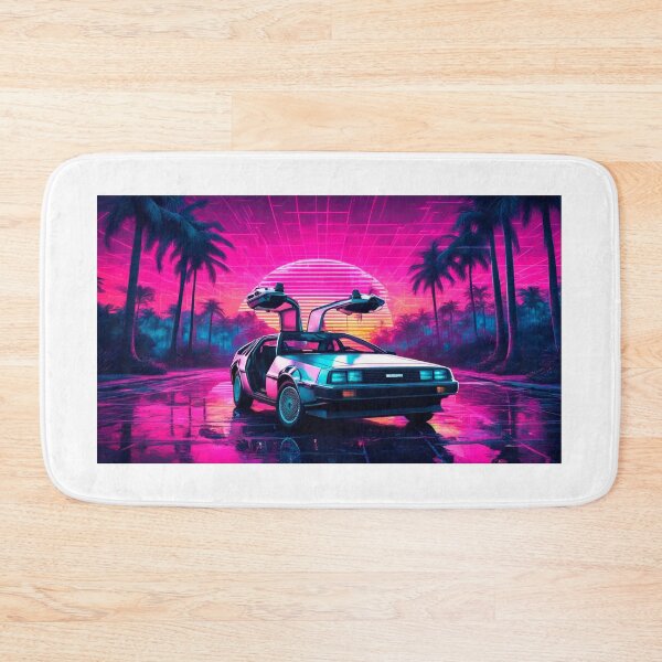 Item preview, Miami Synthwave Delorean open doors designed and sold by DogLord.