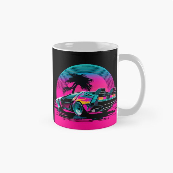 Item preview, Miami Synthwave Delorean designed and sold by DogLord.