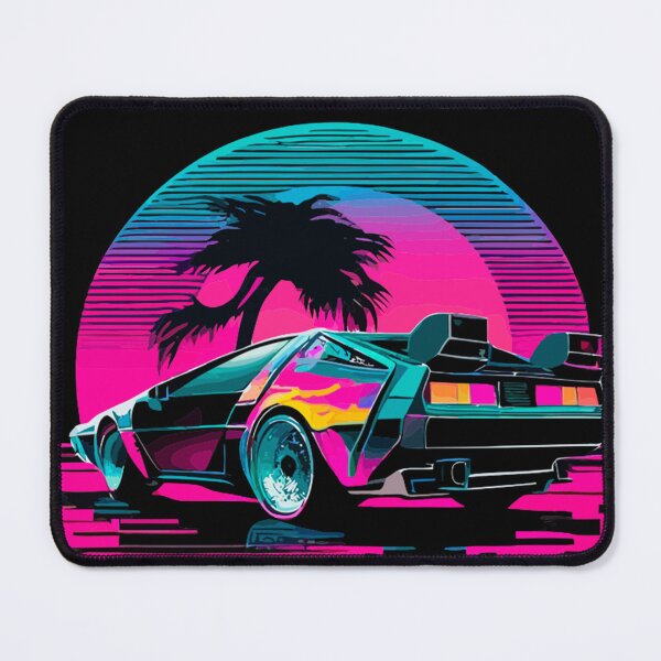 Item preview, Miami Synthwave Delorean designed and sold by DogLord.
