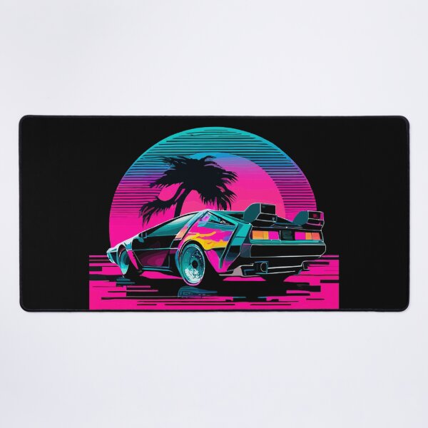 Item preview, Miami Synthwave Delorean designed and sold by DogLord.