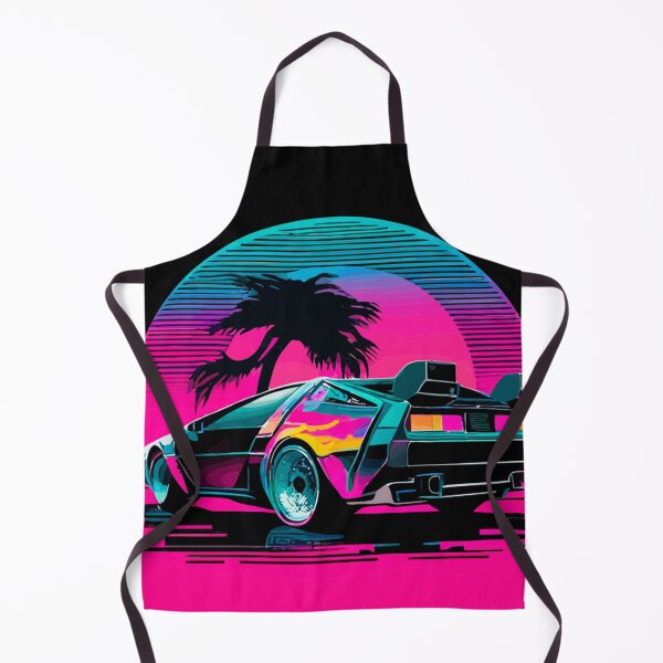 Item preview, Miami Synthwave Delorean designed and sold by DogLord.
