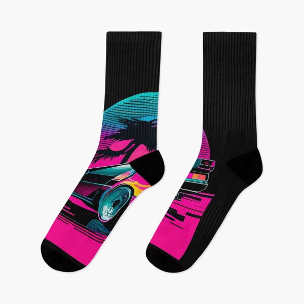 Item preview, Miami Synthwave Delorean designed and sold by DogLord.