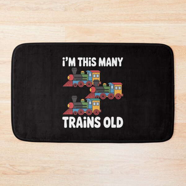 Item preview, I'm this many Trains Old Boy 3rd Birthday 3 Years Old designed and sold by Minoloinan.