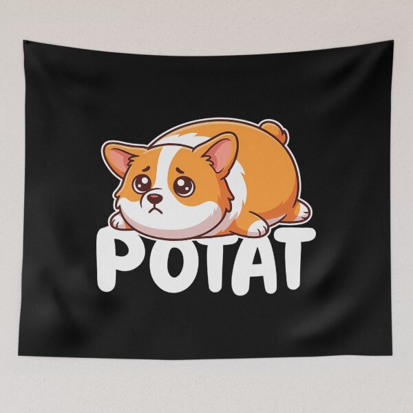 Item preview, Cute Corgi Potat - Funny Chubby Dog Potato designed and sold by Mason-Pride.
