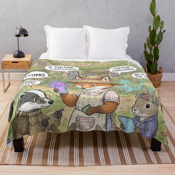 Item preview, Digital Meadow, Analog Soul – Social Media Satire designed and sold by JanRizz.