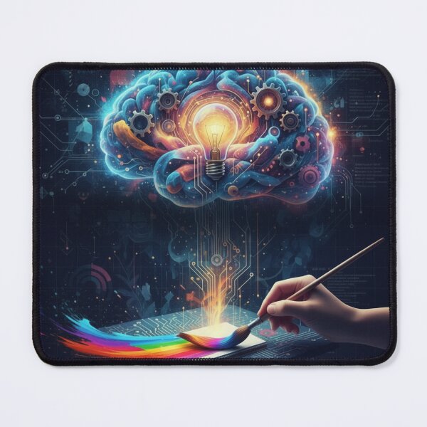 Item preview, Creative Digital Brain Technology and Art Illustration designed and sold by Dariusz.K.