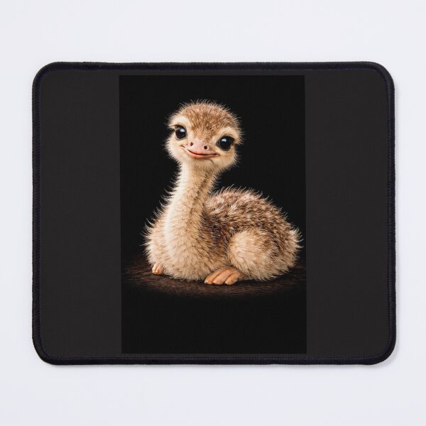 Item preview, Baby Ostrich – Curious Charm designed and sold by TheJoyfulPen.
