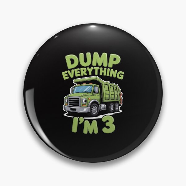 Item preview, Recycling Trash 3 Year Old Garbage Truck 3rd Birthday Boy designed and sold by Minoloinan.