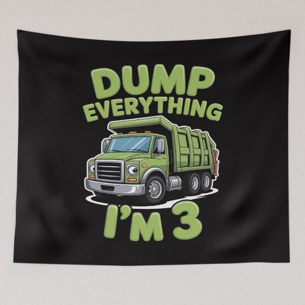 Item preview, Recycling Trash 3 Year Old Garbage Truck 3rd Birthday Boy designed and sold by Minoloinan.