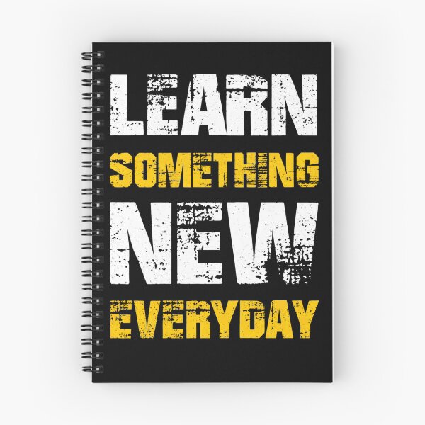 Item preview, Learn Something New Everyday – Growth Mindset Quote designed and sold by Hilal-Studio.