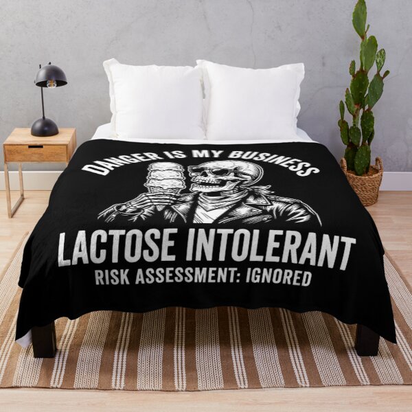Item preview, Funny Lactose Intolerant Skeleton Ice Cream designed and sold by Mason-Pride.
