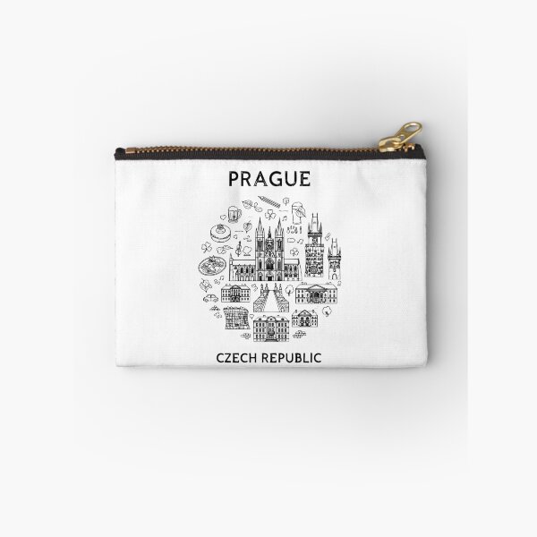 Item preview, Prague Czech Republic - Great Cities of Europe - Line art of Prague Architecture and Culture designed and sold by Kathunk Designs.