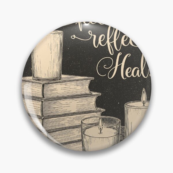 Item preview, Books and candles on a table invite reflection and healing in a quiet space during evening hours designed and sold by SpaceartLilu.