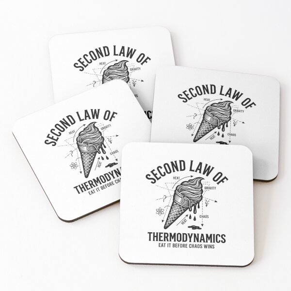 Item preview, Funny Physics Second Law Of Thermodynamics Ice Cream designed and sold by Mason-Pride.
