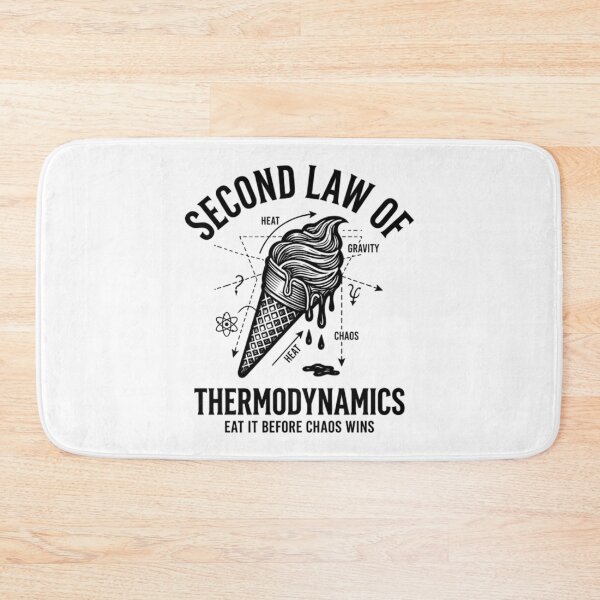 Item preview, Funny Physics Second Law Of Thermodynamics Ice Cream designed and sold by Mason-Pride.